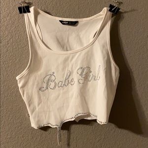 Baddazzled baby girl top